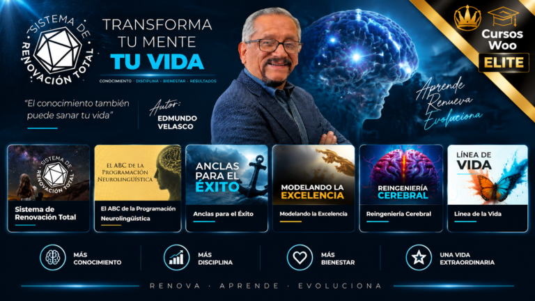 TRANSFORMA TU MENTE TU VIDA | 14 CURSOS | EDMUNDO VELASCO