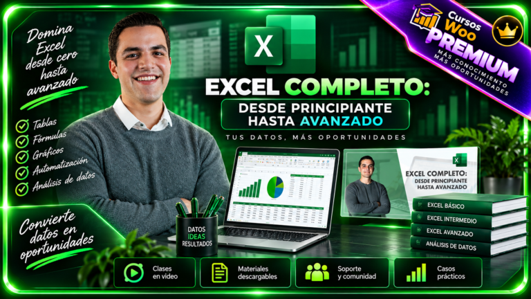 CURSO EXCEL COMPLETO | PRINCIPIANTE A AVANZADO