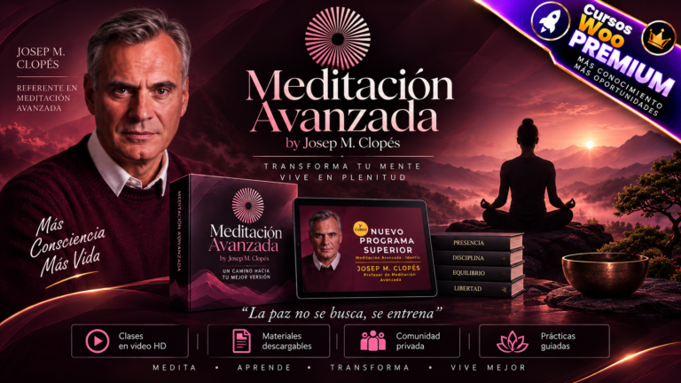 CURSO MEDITACIÓN AVANZADA | JOSEP M. CLOPÉS