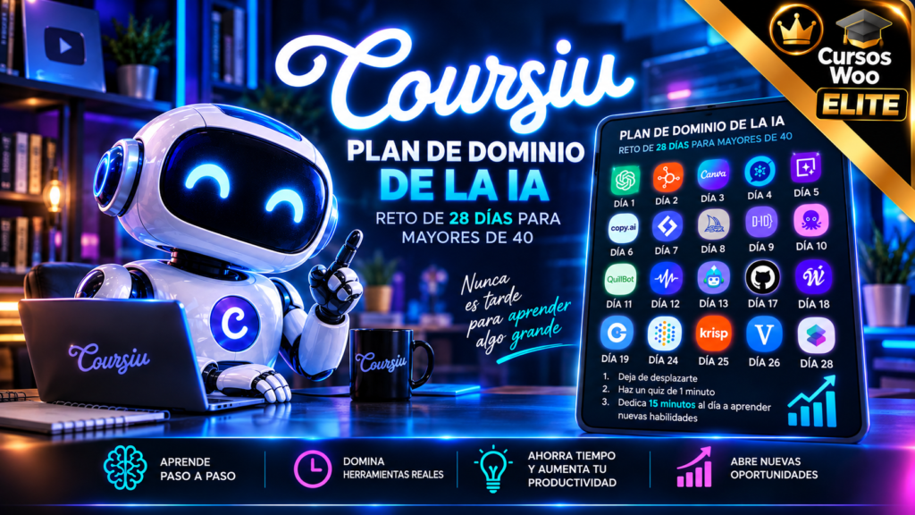 COURSIV | PLAN DE DOMINIO DE IA EN 28 DIAS