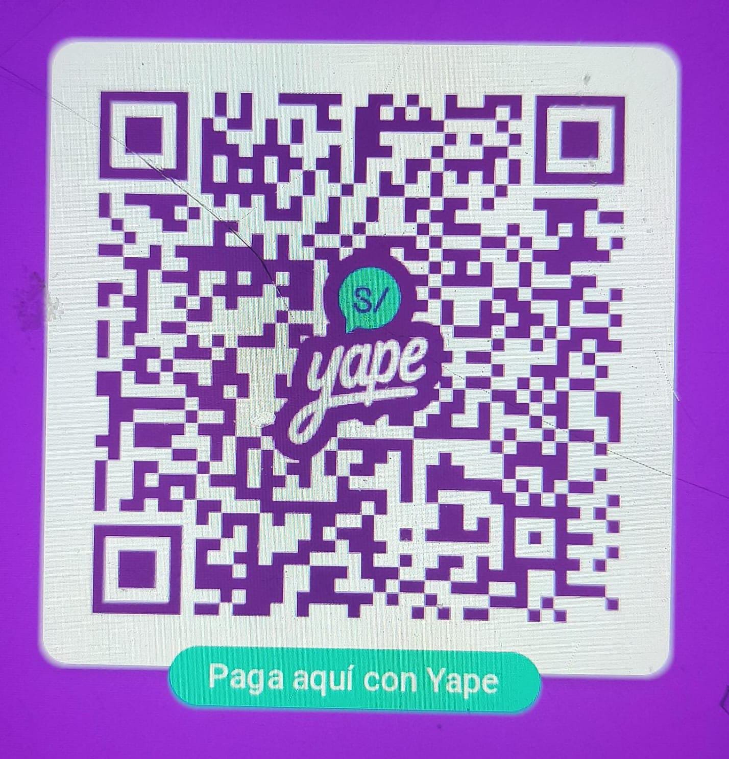 QR Yape a nombre de Mayra Cabanillas